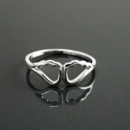 Bague Ange Gardien Argent 925 Anneau de Protection